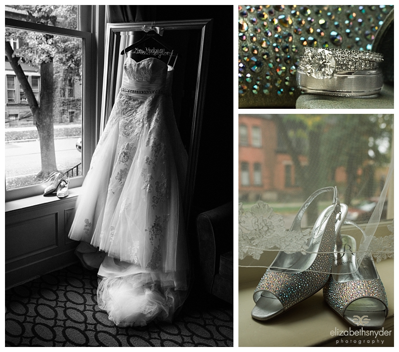 Bridal gown, wedding bands and bridal shoes in Buffalo, NY